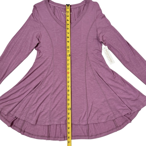 Soft Surroundings Top Perfect A Line Tunic Purple Flowy Fairy SZ Extra Small - Picture 10 of 12